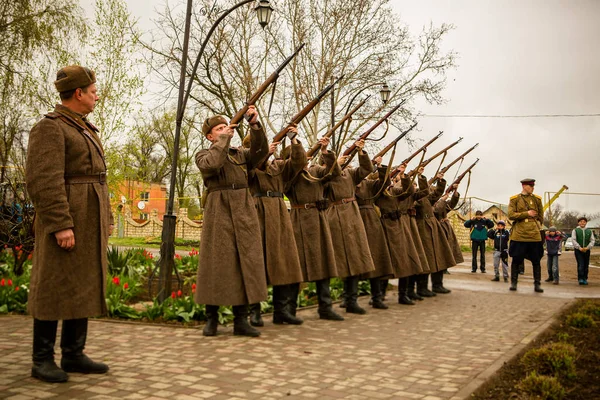 Odessa Ukraina Kwietnia 2014 Międzynarodowy Rajd Rowerowy Dniu Stulecia Wyzwolenia — Zdjęcie stockowe