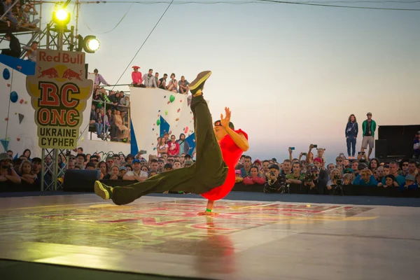 Odessa Ukrayna Ağustos 2017 Savaş Dansı Break Dans Hip Hop — Stok fotoğraf