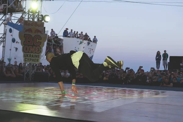 Odessa Ukrajna 2017 Augusztus Tánc Csatát Break Dance Hip Hop — Stock Fotó