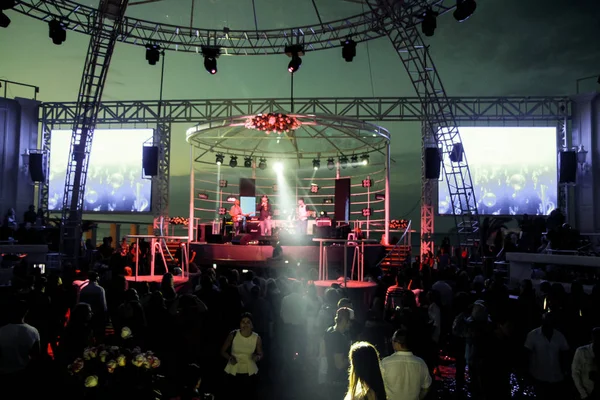 Odessa Ukraine June 2013 Night Club Party People Enjoying Music — Stock Photo, Image