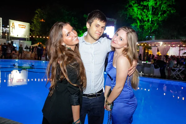 Odessa Ukraine Mai 2013 Ibiza Night Club Menschen Posieren Und — Stockfoto