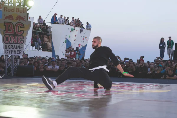 Odessa Ukrajna 2017 Augusztus Tánc Csatát Break Dance Hip Hop — Stock Fotó