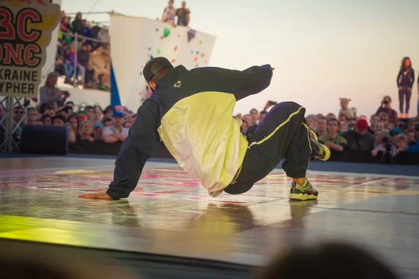 Odessa Ukrajna 2017 Augusztus Tánc Csatát Break Dance Hip Hop — Stock Fotó