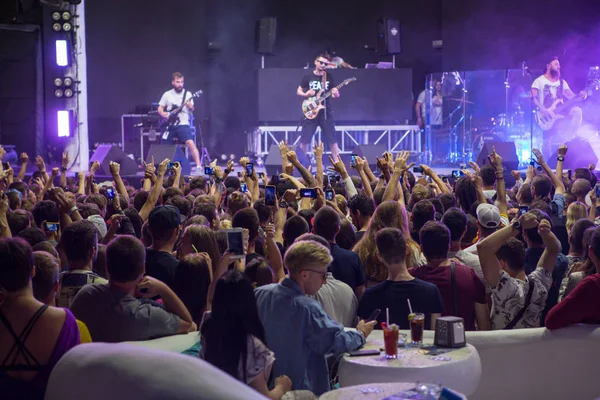 Odessa Ukrajna Július 2018 Ban Ibiza Éjszakai Klub Híres Orosz — Stock Fotó