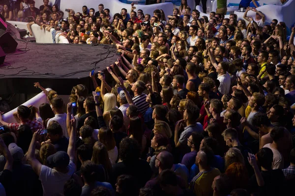 Odessa Ukrajna Július 2018 Ban Ibiza Éjszakai Klub Közönség Koncerten — Stock Fotó