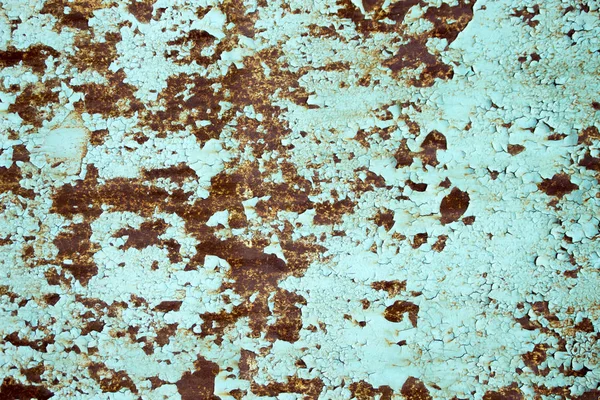 Old Blue Painted Wall Rust Texture Grunge Rusted Metal Background Stock Photo
