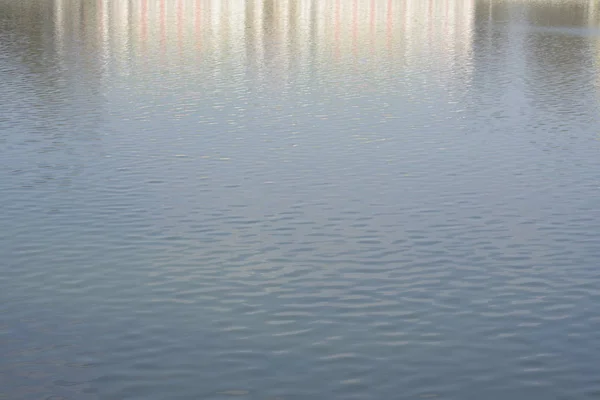 Chaotic Waves Reflections Dark Water — Stock Photo, Image