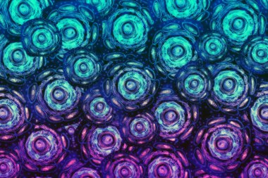 neon renklerde kalem kroki. Uzay çiçekler. kalem kroki. stilize duvar kağıdı