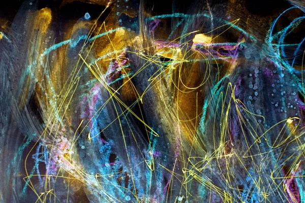 renkli alan arka plan. boya vuruş. Kağıt üzerinde mavi çizgiler ve lekeler