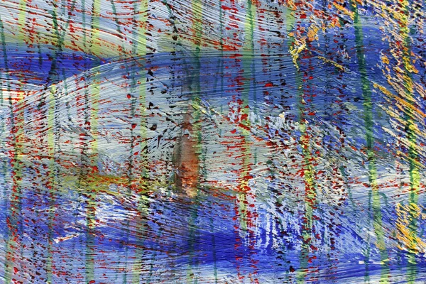 renkli arka plan. boya vuruş. Kağıt üzerinde mavi çizgiler ve lekeler