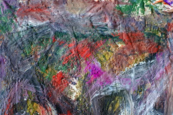 Kontrast arka plan. Renkli akrilik boya lekeleri. Alacalı tonları karışımı