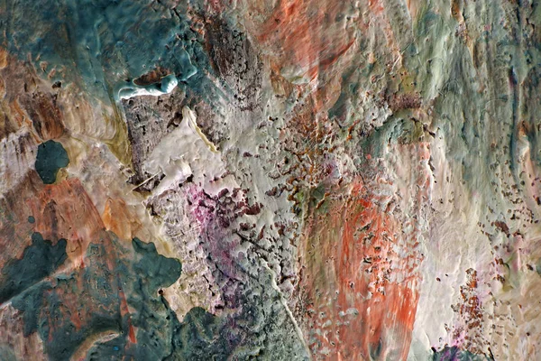 Soluk doku arkaplanı. Renkli akrilik boya lekeleri. Pastel renklerin karışımı.