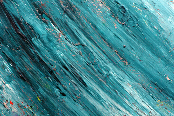 Синеватые тона плохо окрашенной поверхности. Пятна от краски. Увядший синий фон.