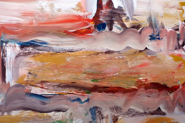 Boya lekeleri. Tuğla işi. Kahverengi tonlarda soyut çizim.