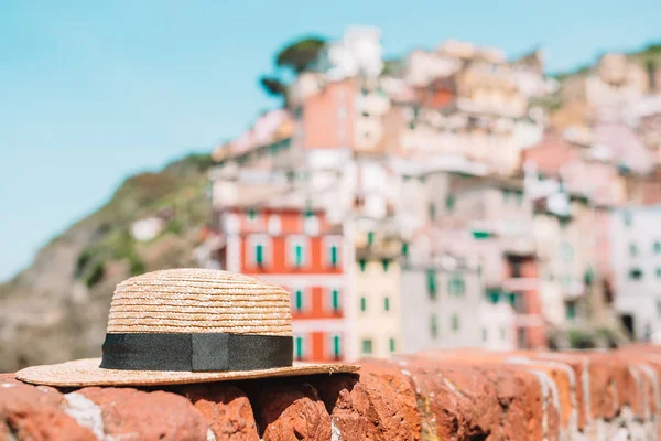 Riomaggiore in Old Cinque Terre, Liguria, Włochy — Zdjęcie stockowe