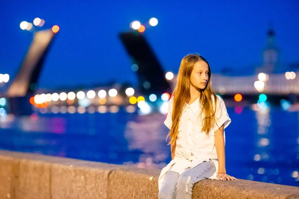 Famous of opening of Palace drawbridge in Russia — Stock Photo, Image