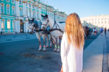 Saray Meydanı 'ndaki inziva yeri, St Petersburg, Rusya