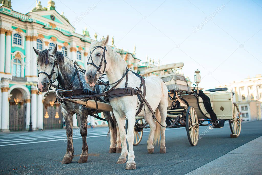 The Palace Square in St Petersburg inRussia