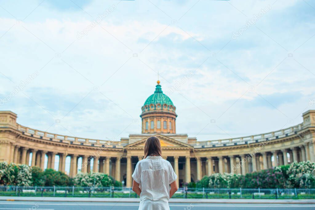 One of most famous churches amd museums of Russia Kazan Cathedral