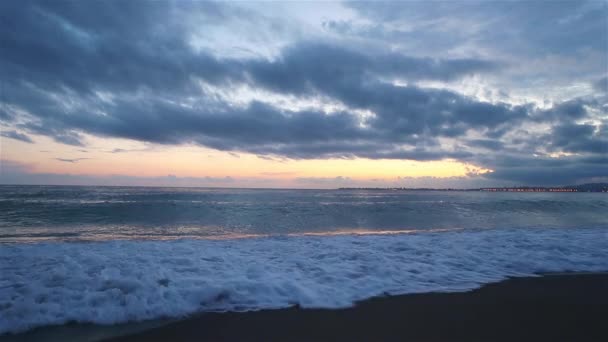 Idyllic perfect turquoise water at exotic island — Stock Video