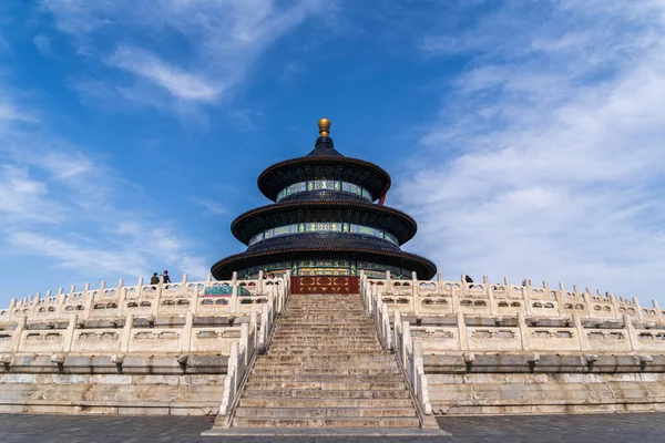 Hall Prayer Good Harvests Edifício Principal Templo Céu Pequim China Imagem De Stock