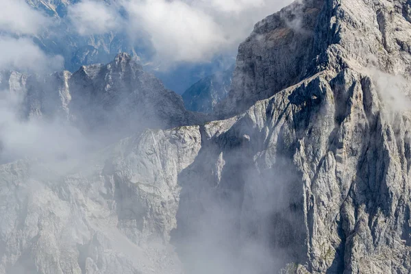 Κορυφογραμμή Του Βουνού Jalovec Ιουλιανές Άλπεις Σλοβενική Εθνικό Πάρκο Triglav — Φωτογραφία Αρχείου