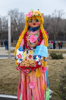 büyüme bebek bahar bir tatil Shrovetide bir kızın bir Şehir Parkı