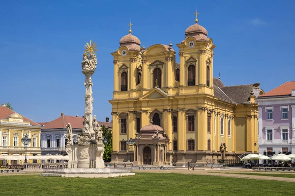 Католический Собор Площади Тимишоары — стоковое фото