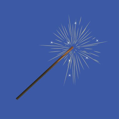 mum vektör görüntü yanan parlak Festival maytap