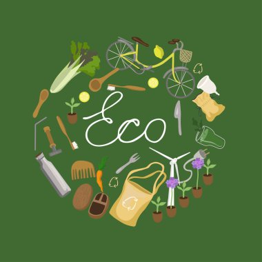 Yazıt vektör görüntü düzenlenmiş üretim atık ücretsiz simgeler kümesi