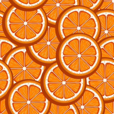 Greyfurt dilimleri kırmızı dikişsiz arka plan. Vektör görüntüsü.