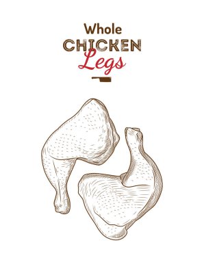 Bütün tavuk budu çizimi.. 