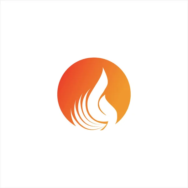 Fire Design Very Modern Simple Logo Icon — Stock Vector