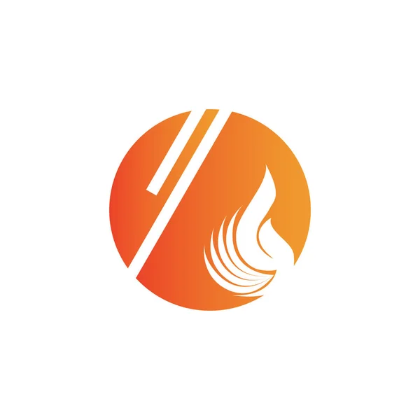 Diseño de logotipo de fuego — Foto de Stock