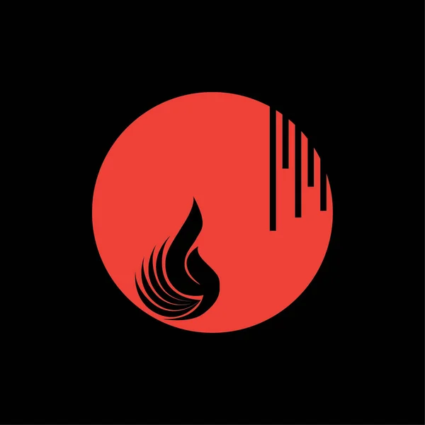 Design logo antincendio — Foto Stock