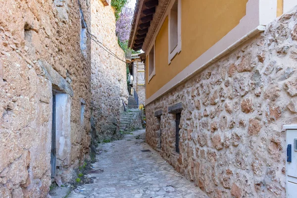 View of the street Oven of the historical core of the upper district of Somaen