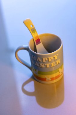 Seramik çay kaşığı ve Kupası