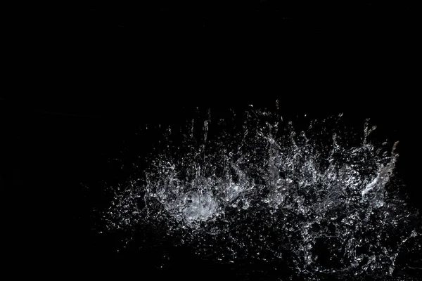 Splash of water. Isolate on black background