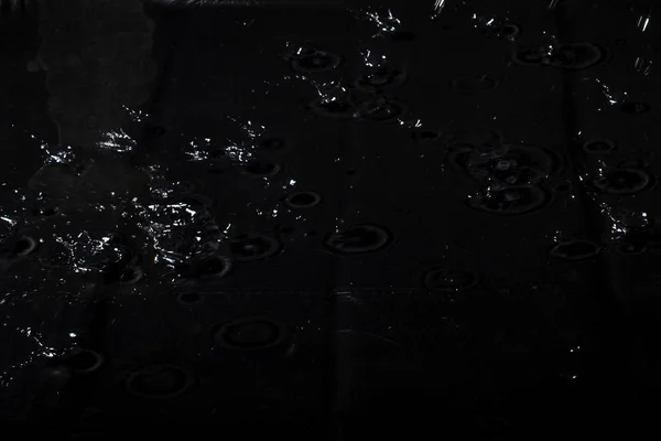 Splash of water. Isolate on black background
