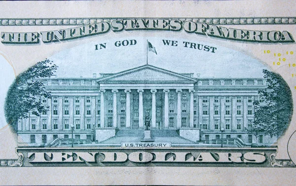 Dollars Américains Dans Herbe — Photo