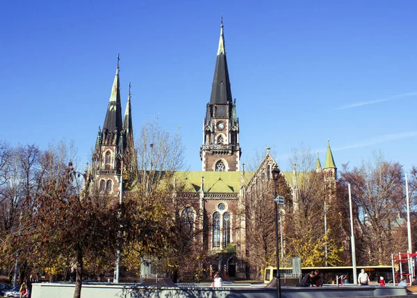 Catedral Gótica Antigua Ciudad Vieja — Foto de Stock