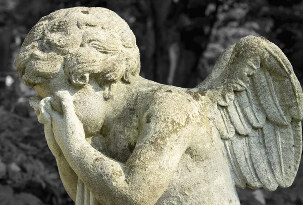 Статуя Ангела Страдающего — стоковое фото