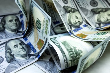 Amerikan dolar yakın çekim