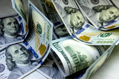 Amerikan dolar yakın çekim