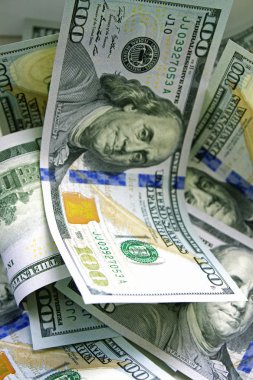 Amerikan dolar yakın çekim