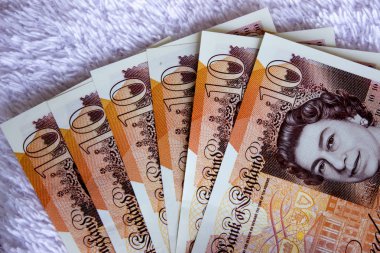 İngiliz Pound yakın çekim