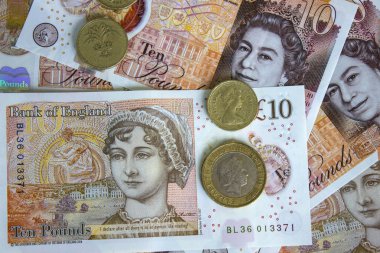 İngiliz Pound yakın çekim