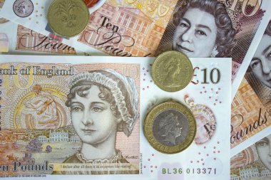 İngiliz Pound yakın çekim