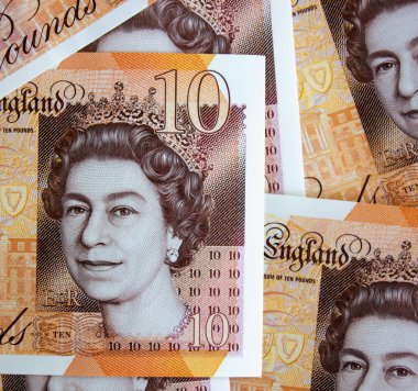 İngiliz Pound yakın çekim