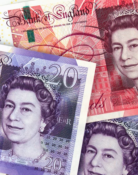 Národní Měna Anglie — Stock fotografie